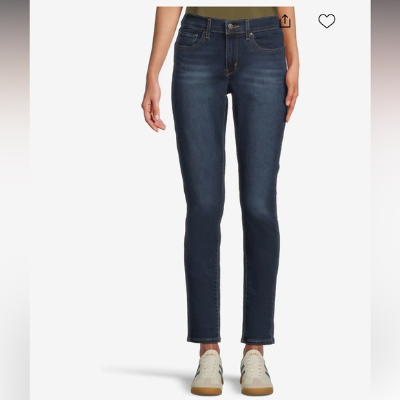 Levi’s GUC 535 Mid-Rise Super Skinny Jeans Size 31 in Medium Indigo Wash - Picture 2 of 14